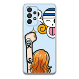 Funda One Piece 9 Transparente Para Galaxy Todos