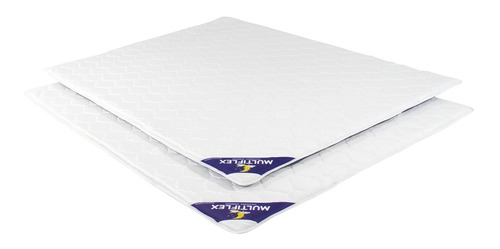 Pillow Top Desmontable 1 Plaza Multiflex 80 X 190 Cm Espesor 4 Cm Con Banda Elástica