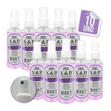 Kit 10 Prep X&d Bactericida Spray Higiene Unha 120ml Nfe 