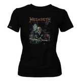 Camiseta Dama Mujer Megadeth Trash Metal Dbo2