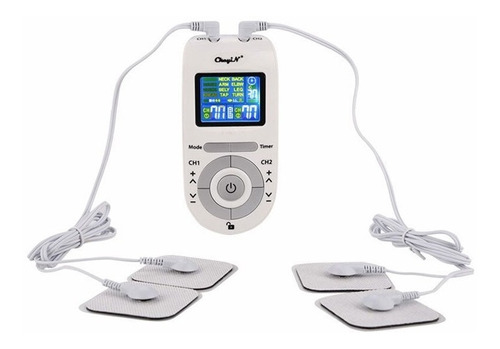 Tens Masajeador Corporal Electroterapia Muscular 4 Parches