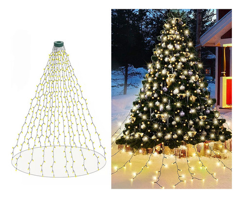 Cadena De Luces Inteligente Para Árbol De Navidad De 400 Led
