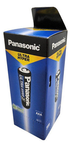 Pila Aaa Panasonic Carbon Zinc Ultra Hyper Tubo X 40 Unids