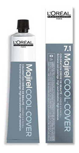  Tintura Loreal Profesional Majirel Cool Cover 50gr Cabello Tono 7.1