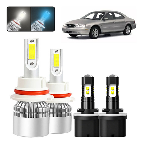 Kit De Focos Led 9007 880 Para Mercury Sable 2000-2005