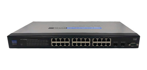 Switch Cisco Linksys Srw2024 24portas 10/100/1000 2 Port Sfp
