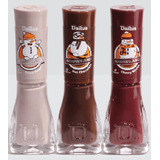 Kit 3un Esmaltes Dailus Coleção Snowland 