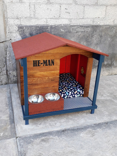 Casa Para Perro G Térmica Armable De Madera