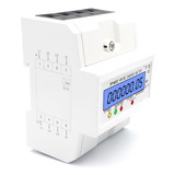 Medidor De Energía Eléctrica 3f 4h 220/380v 5-80a Kwh Lcd