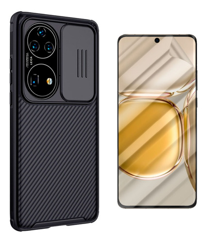 Estuche Nillkin Camshield Pro Para Huawei P50 Pro +hidrogel