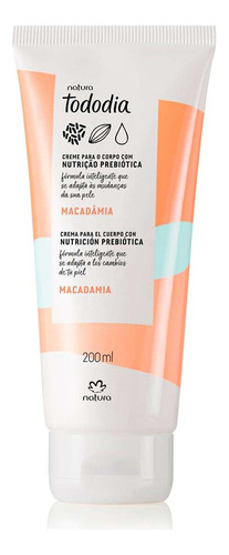 Creme Desodorante Nutritivo Corporal Tododia Macadâmia 200ml