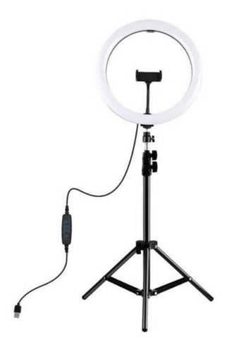 Aro De Luz Led +  Tripode + Base Celular  Para Videos Tiktok