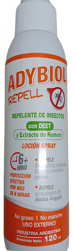 Repelente Adybiol Con Deet Y Extracto De Romero