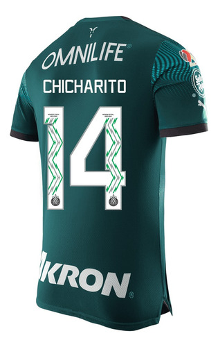 Jersey Playera Chicharito Chivas Tercero 2024 V Jugador Logo