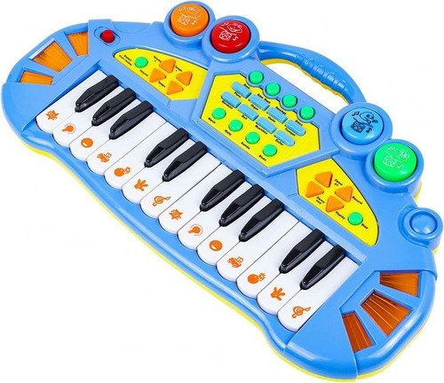 Organo Juguete Sonidos Teclado Electronico Piano Luz Sonidos