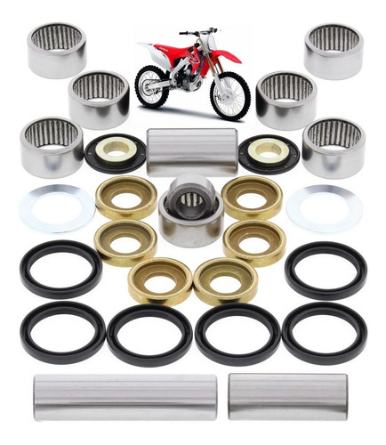 Kit Bucha Do Pro Link Crf 250r - Crf 250x Danidrea Rolamento