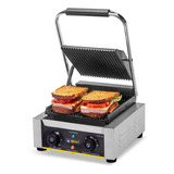 Plancha Eléctrica Panini 1800 Watts Comercial. Comprosi