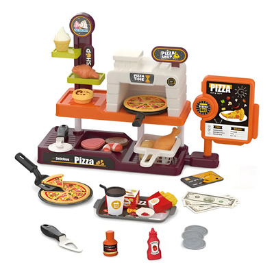 W Juego De Cocina De Juguete For Niños, Pizza, Muslos De