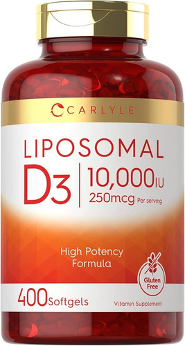 Liposomal Vitamina D3 10000 Iu