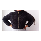 Chaqueta Crop Top Peluche