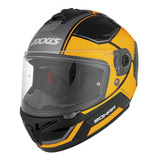 Casco Moto Integral Axxis Draken Sonar B3 Naranja Ktm Brillo