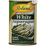 Roland Alimentos Espárragos Blancos, Pelados Spears, De 15 O