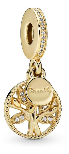 Dije Charm Pandora Shine Árbol De Familia Oro Dorado