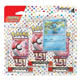 Combo-triple Pack Pokémon Ev3.5 - 151 - Escarlate E Violeta