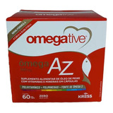 Suplemento Alimentar Omegative Az 60 Cáps Gel Sem Sabor