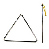 Triangulo De Acero De 8 PuLG Modelo Mediano, New Beat T8