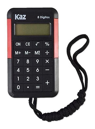 Calculadora Bolso Kz5004 Com Cordão Kaz