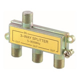 10 Divisores Splitter 3 Salidas  Parabolica Coaxial Rg6