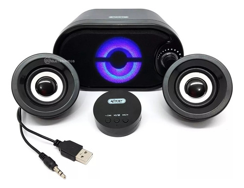 Caixa De Som Estéreo Subwoofer Bluetooth Alta Potencia 11w