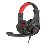 Auricular Gamer Havit H2031d Pc Ps4 Switch Xbox One Luz Led Color Negro