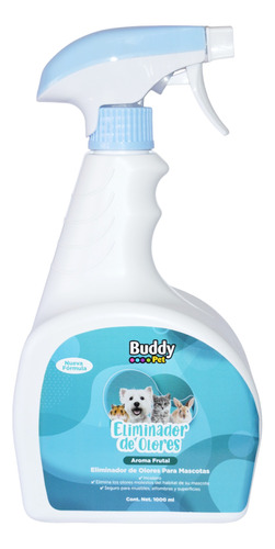 Buddy Pet - Eliminador De Olores Para Mascotas 1 Litro