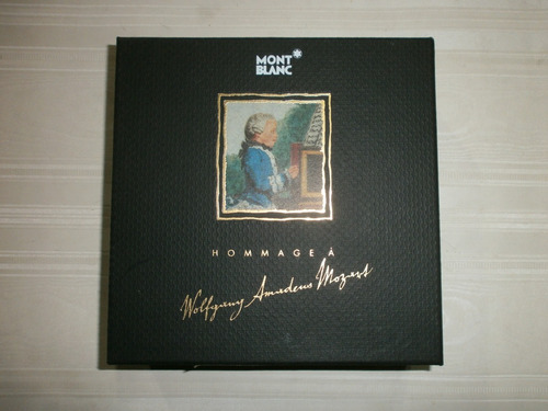 Caja Lapicera Mont Blanc Meisterstuck Germany Amadeus Mozart