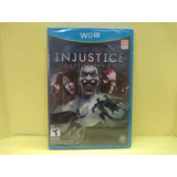 Injustice Gods Among Us Nintendo Para Wii U, Juego Sellado.