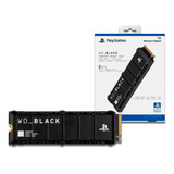 Ssd M.2 Nvme 2tb Western Digital Wd Black Sn850p M.2 2280 Pcie Gen4 X4 Velocidade Leitura Até 7300mb/s Gravação Até 6600mb/s Edição Playstation 5