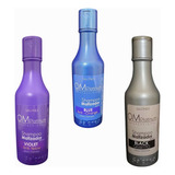Pack 10 Shampoo Matizador Violeta  - Azul - Grafito 450ml