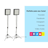 Kit Soft Box + 2 Tripés You Tube Pronto Pra Usar 