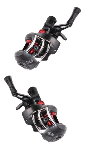 2x Reel Max Drag 7.2: 1 Carretes De Pesca De Alta