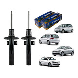 Kit 2 Amortiguador Delantero Record 4455 Vw Gol Trend 2008-h