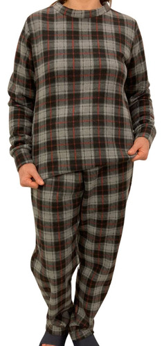 Pijama De Soft Quentinho Conjunto Inverno Adulto