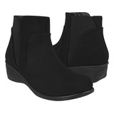 Botines Dama Stylo 16746 Suede Negro