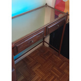 Mueble Tocador Antiguo + Espejo + 2 Cajones