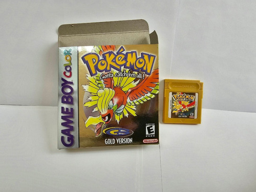 Videojuego Nintendo Game Boy Pokemon Go Gold Pikachu Ho-oh