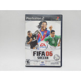 Capa Fifa Soccer 06 Original Para Playstation 2