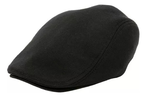 Boina Negra Plano Tradicional Gorros De Invierno Hombre