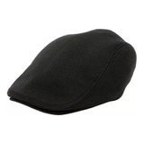 Boina Negra Plano Tradicional Gorros De Invierno Hombre