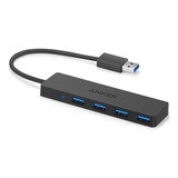 Concentrador De Datos Usb3.0 Ultra Delgado De 4 Puertos Anke